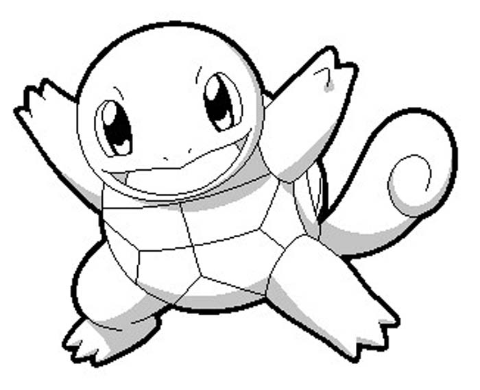 pokemon squirtle coloring pages Awesome Squirtle Coloring Page Coloring Home