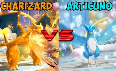 Batalha Pokémon - Charizard vs Articuno