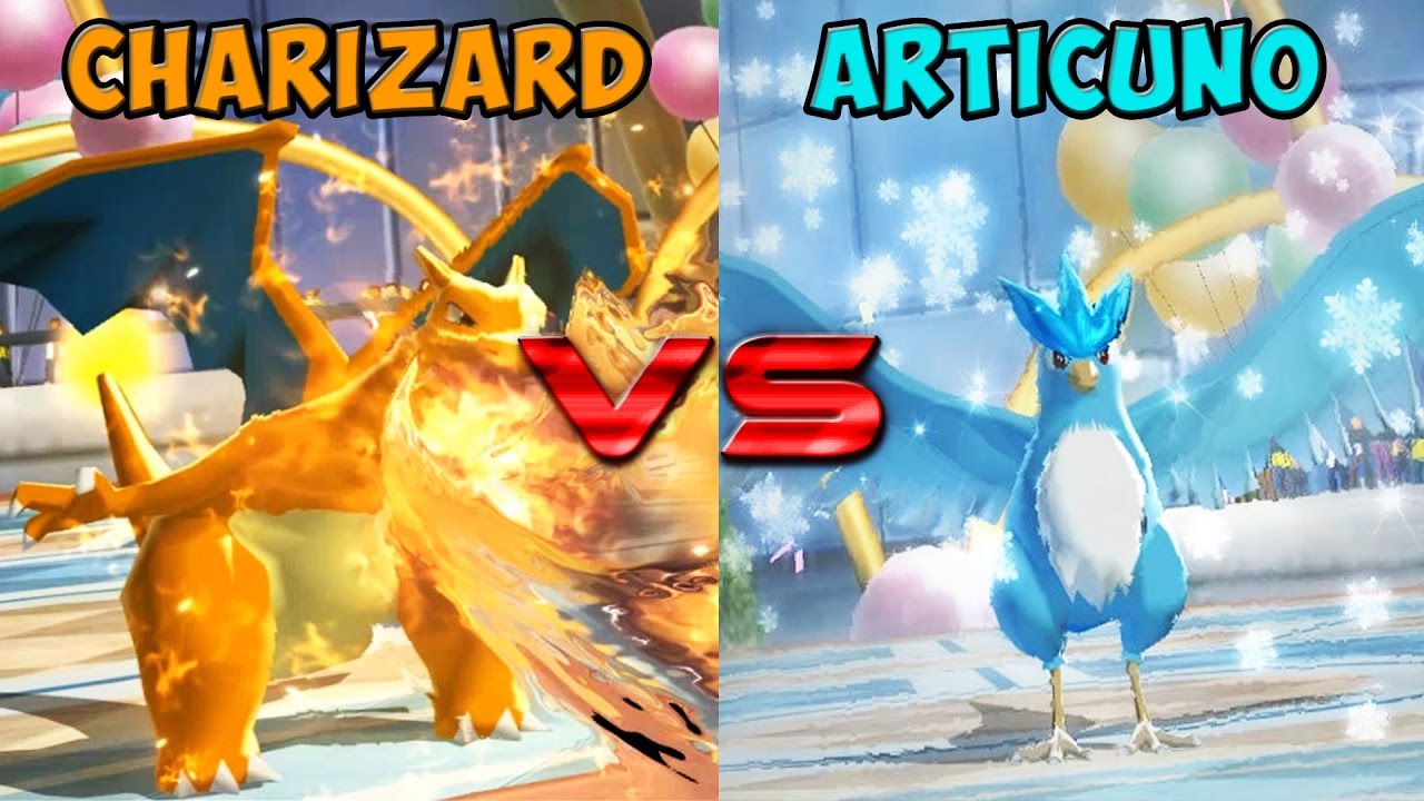 Batalha Pokémon - Charizard vs Articuno