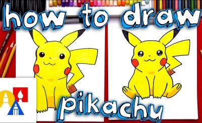 Como desenhar o Pikachu fácil e online
