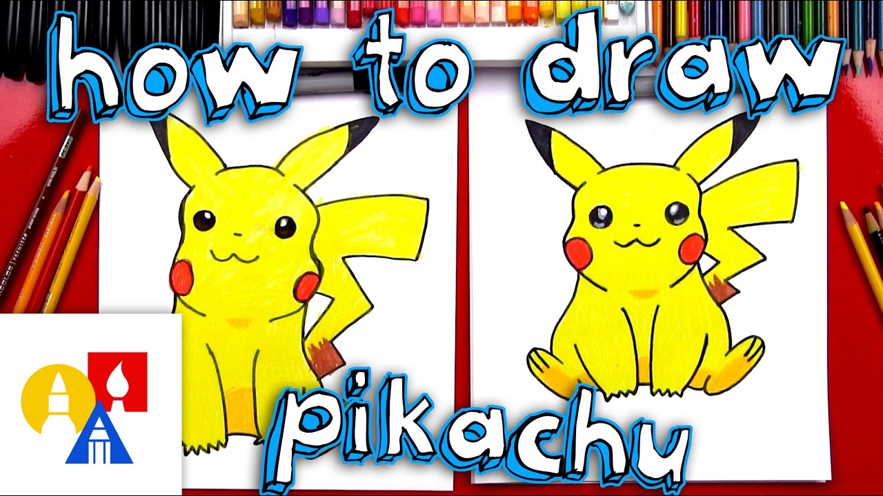Como desenhar o Pikachu fácil e online