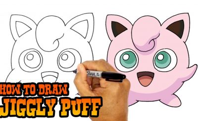 Como desenhar o Jigglypuff fácil e rápido - Desenhos de Pokmon