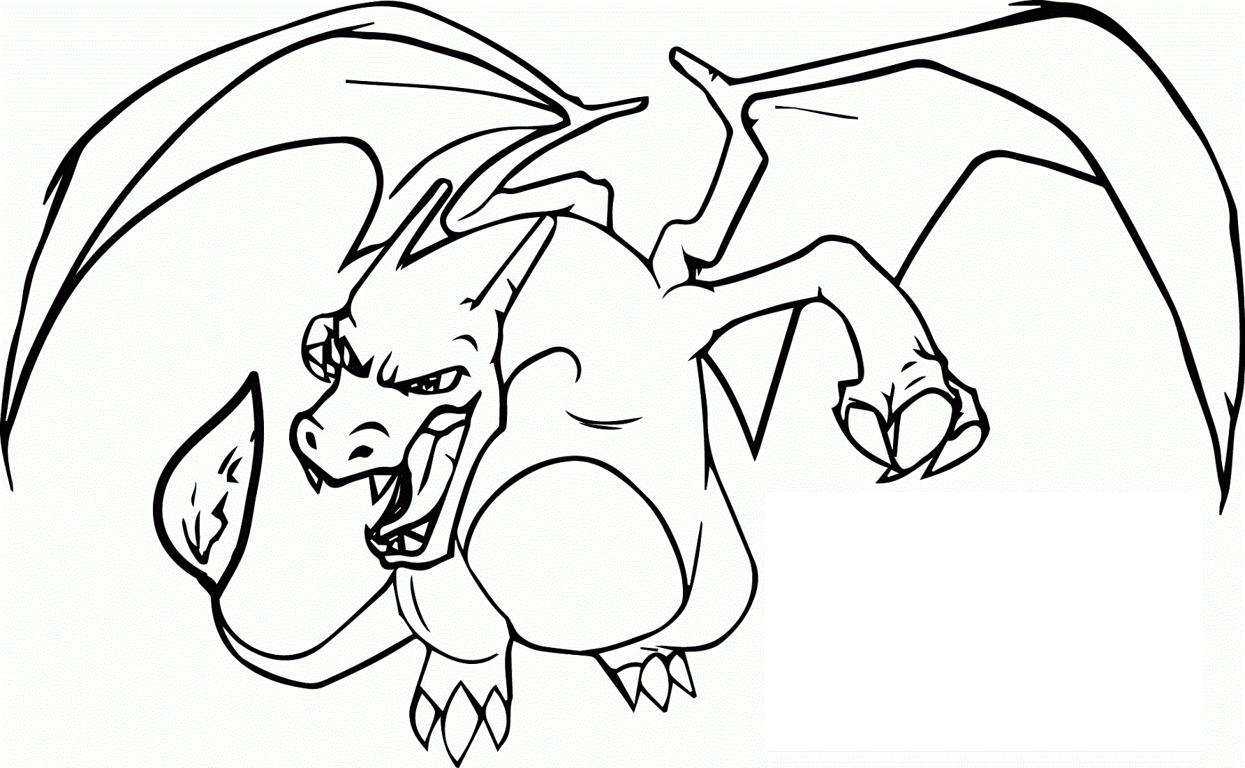 Desenhos do Charizar para baixar, imprimir, colorir e pintar – Desenhos de Pokémon - 7
