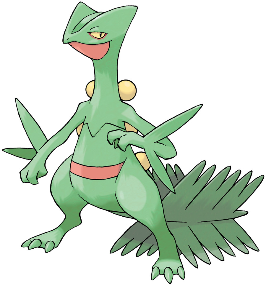 Imprimir Pokémon Sceptile para colorir