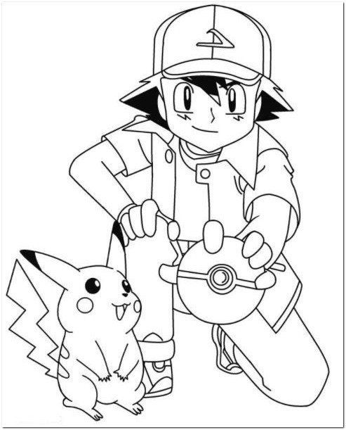 Como Desenhar e Colorir Ash 2/2 Pokémon - How to Color Ash 