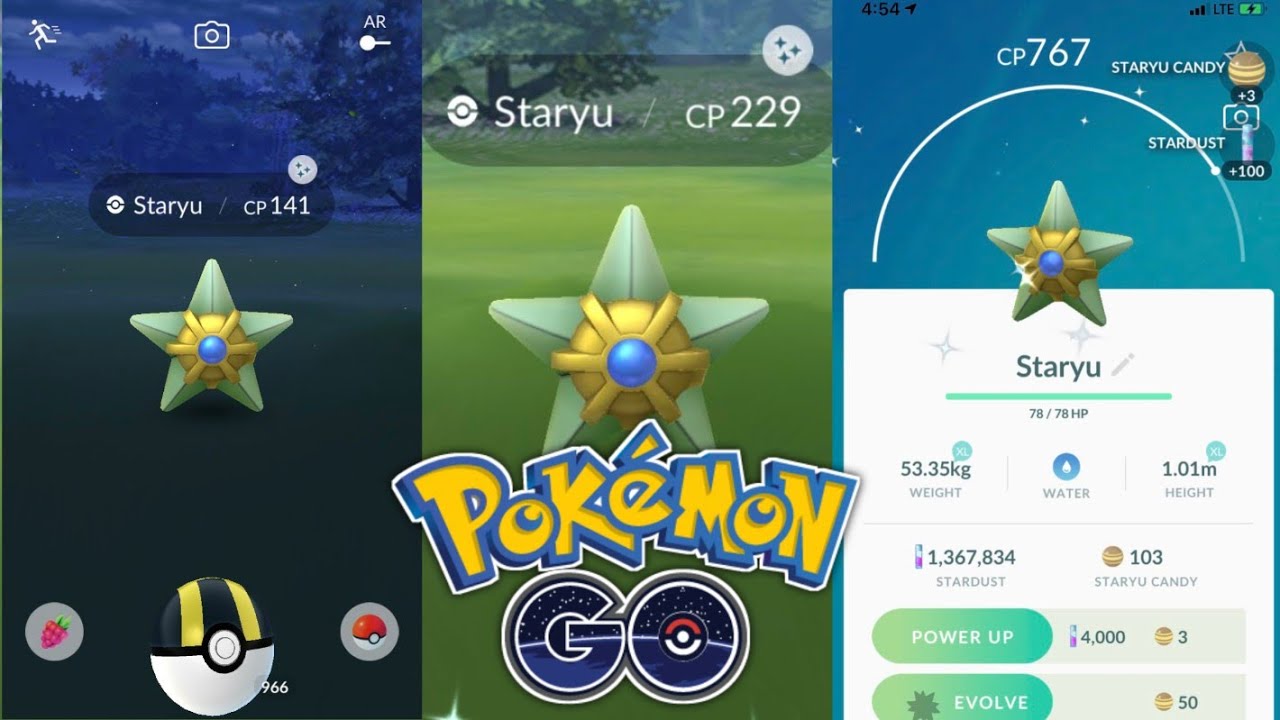 Como capturar o melhor Staryus em Pokémon GO - dicas