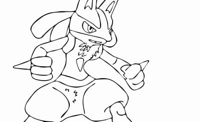 5 desenhos do Lucario para baixar, imprimir, colorir e pintar – Desenhos de Pokémon - coloring pages